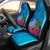 Hawaii Sea Turtle Hibiscus Coconut Tree Car Seat Cover - Polynesian Pride