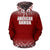 American Samoa Custom All Over Hoodie Fog Red - Polynesian Pride