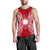 Marshall Islands Polynesian Men Tank Top Map Red White Red - Polynesian Pride