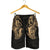 Maori Ta Moko Men Shorts New Zealand Gold Gold - Polynesian Pride