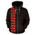 Polynesian Kakau Seal of Hawaii Custom Zip Hoodie Orange - Polynesian Pride