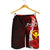 Hawaii Polynesian Custom Personalised Men's Shorts - Coat Of Arm With Hibiscus - Polynesian Pride