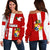 Tonga Rugby Women Off Shoulder Sweater Mate Ma'a Red - Polynesian Pride