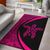 Hawaii Turtle Polynesian Area Rug Circle Style Pink - Polynesian Pride