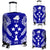 Kosrae Polynesian Luggage Covers Map Blue Blue - Polynesian Pride