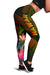 Polynesian Hawaii Kanaka Maoli Polynesian Women's Leggings - Hibiscus and Banana Leaves - Polynesian Pride