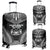 Marquesas Islands Polynesian Chief Luggage Cover - Black Version Black - Polynesian Pride