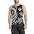 Wallis and Futuna Men's Tank Top - White Tentacle Turtle - Polynesian Pride