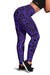 Polynesian Hawaiian Style Tribal Tattoo Violet Hawaii Women's Leggings AH Violet - Polynesian Pride