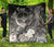 Custom Personalised Yap Premium Quilt - Humpback Whale with Tropical Flowers (White) - Polynesian Pride