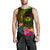 Polynesian Hawaii Polynesian Personalised Men's Tank Top - Hibiscus and Banana Leaves - Polynesian Pride