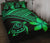 Hawaiian Turtle Plumeria Polynesian Quilt Bedding Set Green - Polynesian Pride