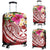 Wallis and Futuna Polynesian Luggage Covers - Summer Plumeria (Red) - Polynesian Pride