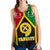 Vanuatu Polynesian Women's Racerback Tank - Vanuatu Flag and Coat Of Arms - Polynesian Pride