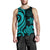 Palau Men's Tank Top - Turquoise Tentacle Turtle - Polynesian Pride