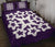 Hawaiian Quilt Bed Set Royal Pattern - Purple - A1 Style - Polynesian Pride