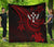 Kosrae Premium Quilt - Red Turtle Red - Polynesian Pride