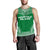 Norfolk Island Men's Tank Top - Polynesian Chief Flag Version Green - Polynesian Pride