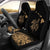 Hawaii Map Plumeria Polynesian Gold Turtle Car Set Covers - Polynesian Pride