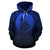 New Caledonia All Over Hoodie Lift up Blue - Polynesian Pride