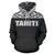 Tahiti All Over Hoodie Polynesian Black Version - Polynesian Pride