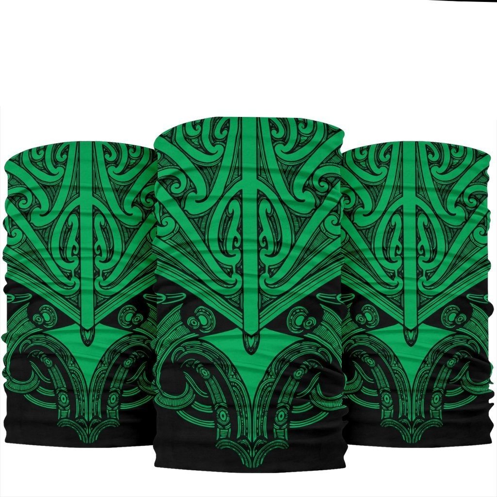 New Zealand Maori Koru Bandana 3 Pack - Green 1pcs package One Size - Polynesian Pride