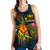 Polynesian Hawaii Women's Racerback Tank - Legend of Kanaka Maoli (Blue) - Polynesian Pride