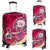 Hawaii Polynesian Luggage Covers - Hawaii Seal With Turtle Plumeria (Pink) - Polynesian Pride