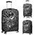 Guam Polynesian Luggage Covers - White Turtle Flowing White - Polynesian Pride