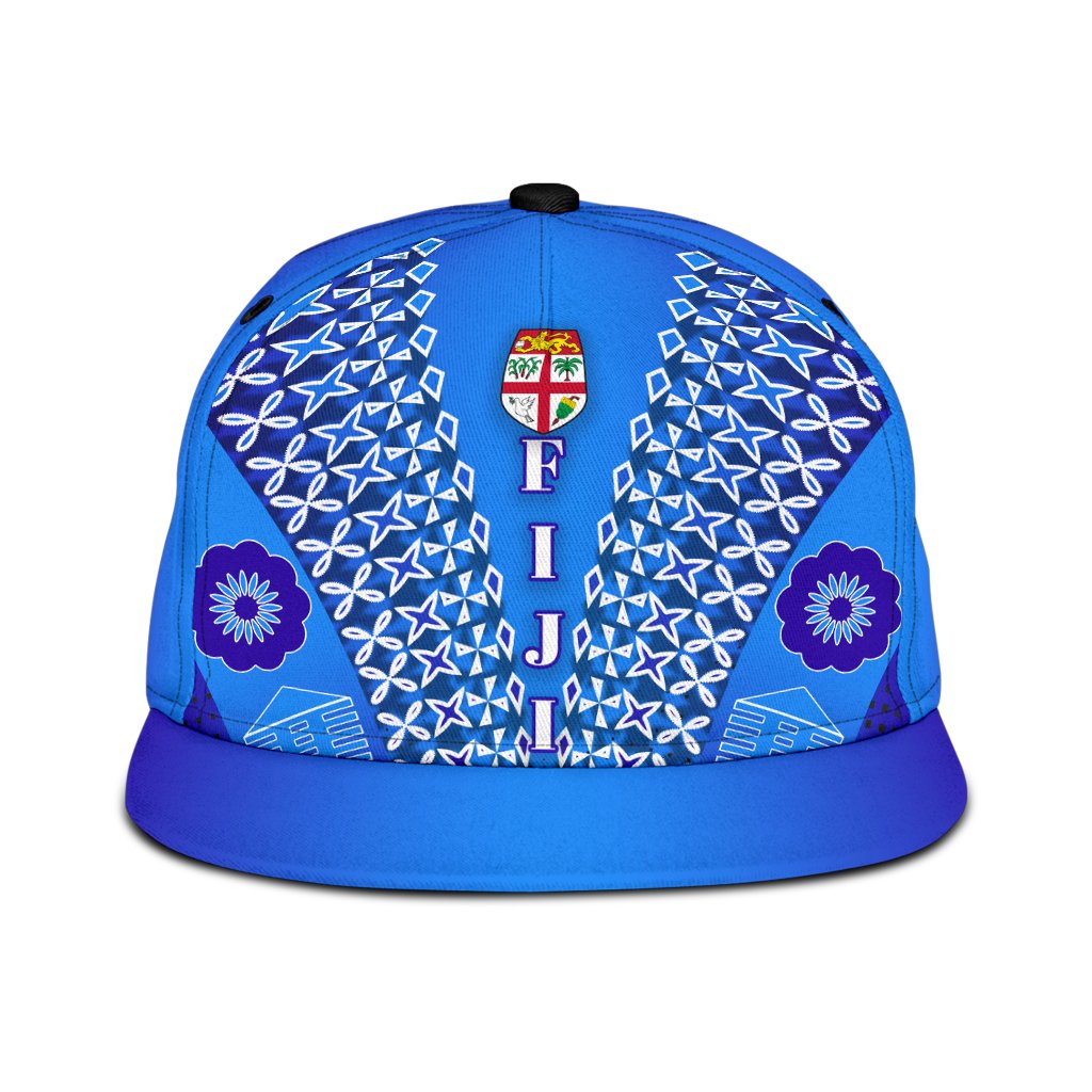 Fiji Drua Hat Tapa - Polynesian Pride