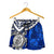 Tonga Polynesian Shorts (Women) - Blue Turtle - Polynesian Pride