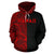 Hawaii Kanaka Polynesian Hoodie The Half Red - Polynesian Pride