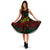 Palau Polynesian Midi Dress - Turtle Hibiscus Reggae Women Reggae - Polynesian Pride