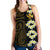 Hawaii Plumeria Kanaka Polynesian Women's Tank Top - Curtis Style - Gold - Polynesian Pride