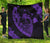 Hawaii Hibiscus Banzai Surfing Premium Quilt Purple Purple - Polynesian Pride