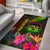 Polynesian Hawaii Polynesian Area Rug - Hibiscus and Banana Leaves Reggae - Polynesian Pride