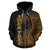 Papua New Guinea Polynesian Custom Zip up Hoodie Coconut Gold - Polynesian Pride