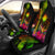 Marshall Islands Polynesian Car Seat Covers - Hibiscus and Banana Leaves Universal Fit Reggae - Polynesian Pride