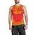 Marquesas Islands Men's Tank Top - Polynesian Chief Flag Version Red - Polynesian Pride