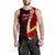 Tokelau Polynesian Men's Tank Top - Coat Of Arm With Hibiscus - Polynesian Pride