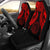 Palau Polynesian Car Seat Covers Pride Seal And Hibiscus Red Universal Fit Red - Polynesian Pride