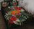 Papua New Guinea Polynesian Quilt Bed Set - Special Hibiscus Black - Polynesian Pride