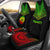 Tahiti Car Seat Cover - Tahiti Flag Polynesian Chief Tattoo Reggae Version Universal Fit Reggae - Polynesian Pride