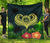 Polynesian Hawaii Premium Quilt - Heart with - Polynesian Pride