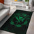 Hawaii Kanaka Turtle Hibiscus Polynesian Rug - Anthea Style Green Green - Polynesian Pride