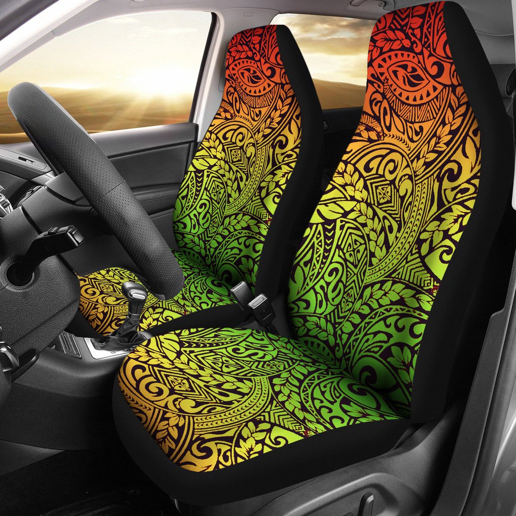 Polynesian Car Seat Cover - Polynesian Tattoo 43 Universal Fit Art - Polynesian Pride