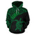 Hawaii Hoodie Turtle Mermaid Polynesian Tattoo Green Version - Polynesian Pride