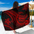 Polynesian Custom Personalised Sarongs - Red Turtle SARONG ONE SIZE Red - Polynesian Pride