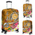 Tahiti Custom Personalised Luggage Covers - Turtle Plumeria (Gold) - Polynesian Pride