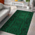 Hawaii Area Rug Polynesian Symmetry AH Rug Green - Polynesian Pride